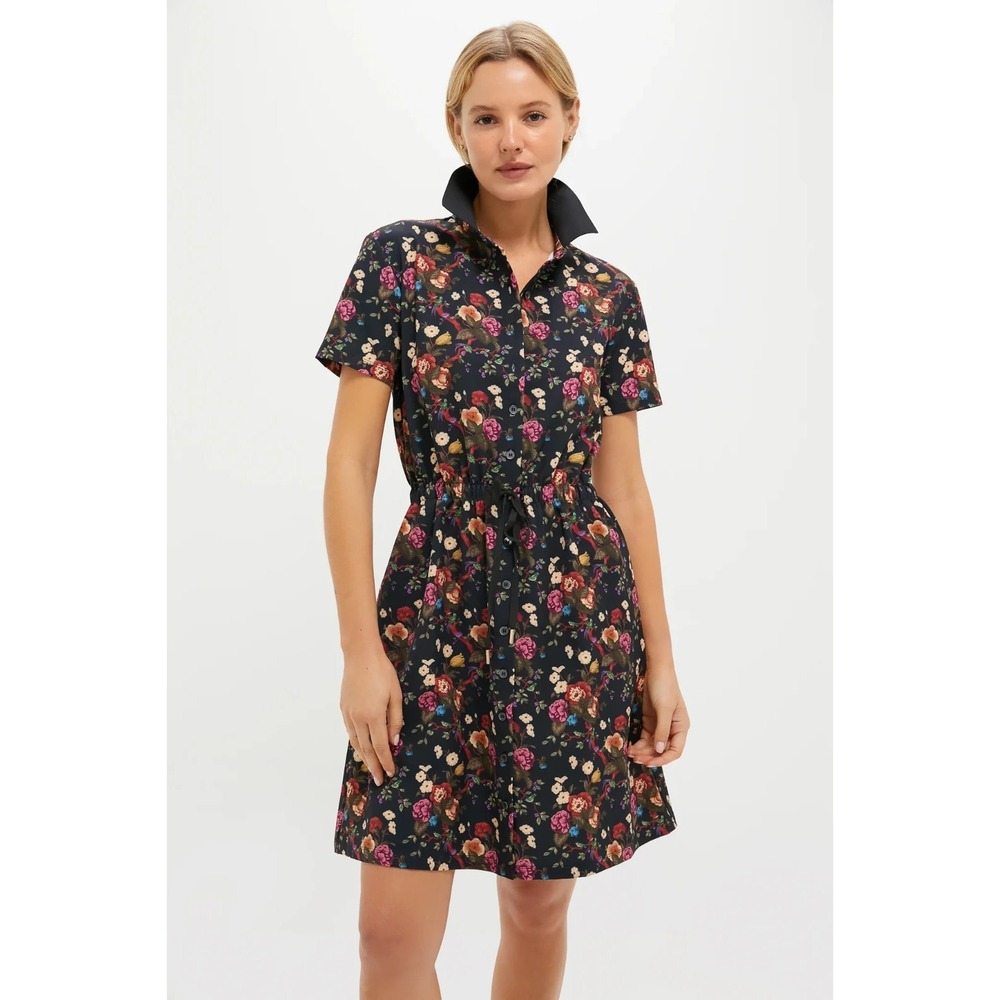 Tuckernuck NWT Short Sleeve Alcott Golf Dress in Baroque Floral Size XS